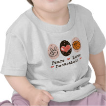 FriedensLiebe-Basketball-Baby-T-Shirt