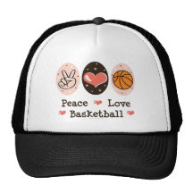 FriedensLiebe-Basketball-Hut Netz Caps