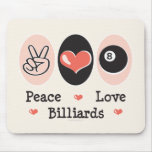FriedensLiebe-Billard Mousepad