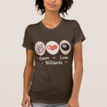 FriedensLiebe-Billard-T-Shirt