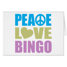 FriedensLiebe-Bingo Grußkarten