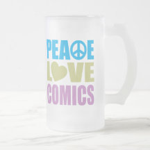 FriedensLiebe-Comicen Tee Tassen