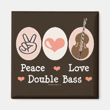 FriedensLiebe-doppelter Bass-Magnet Magnete