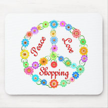 FriedensLiebe-Einkauf Mousepads