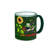 FriedensLiebe-Gemüse Kaffee Tasse