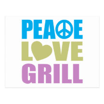 FriedensLiebe-Grill Postkarte