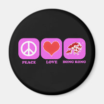 FriedensLiebe Hong Kong Magnete
