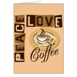FRIEDENSLiebe-KAFFEE Grußkarte