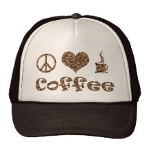 FRIEDENSLiebe-KAFFEE Netzmütze