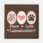 FriedensLiebe Labradoodles Magnet Kühlschrankmagnete