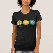 FriedensLiebe-Latein T-shirts