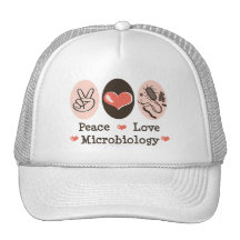 FriedensLiebe-Mikrobiologie-Hut Retrokultmützen