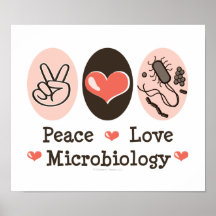 FriedensLiebe-Mikrobiologie-Plakat