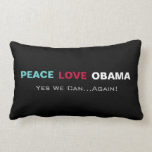 FriedensLiebe Obama ja können wir wieder Throw-Kis