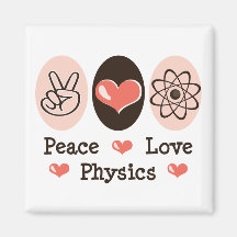 FriedensLiebe-Physik-Magnet