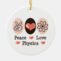FriedensLiebe-Physik-Verzierung Ornamente