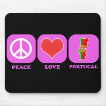 FriedensLiebe Portugal Mousepads