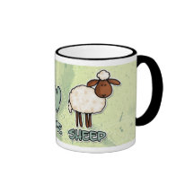 FriedensLiebe-Schafbecher Kaffee Tasse