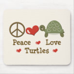 FriedensLiebe-Schildkröten Mousepad