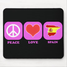 FriedensLiebe Spanien Mousepad