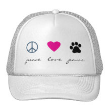 FriedensLiebe-Tatzen Baseball Cap