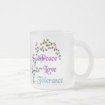 FriedensLiebe-Toleranz Kaffee Haferl