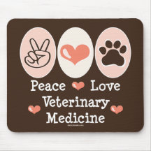 FriedensLiebe-Veterinärmedizin Mousepad