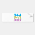 FriedensLiebe-Wahl Autoaufkleber