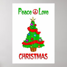 FriedensLiebe-Weihnachten Posterdrucke