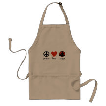 FriedensLiebe-Yoga-Geschenk Schürzen