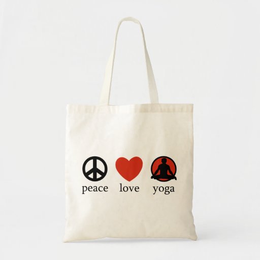 FriedensLiebe-Yoga-Geschenk Tasche
