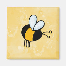 FriedensLiebebienen Kühlschrankmagnet