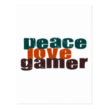FriedensLiebeGamer Postkarte