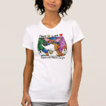 FriedensLiebepembroke-Walisercorgi-T-Shirt