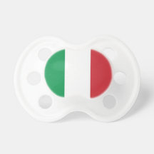 Friedensstifter mit Flagge von Italien Baby Schnuller