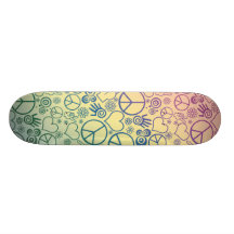 Friedenssymbol-Entwurf Skate Board