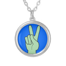 Friedenssymbol-Hand Schmuck
