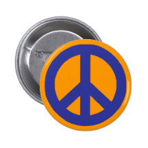 Friedenszeichen Anstecknadelbuttons