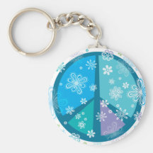 Friedenszeichen KEYCHAIN Schlüsselbänder