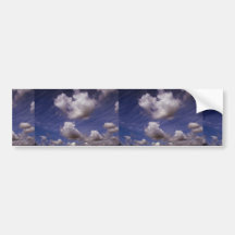 Friedlicher Cirrocumulus Auto Aufkleber