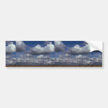 Friedlicher Kumulus Auto Sticker