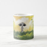Friedlicher Sommer-alien-Becher Kaffee Tassen