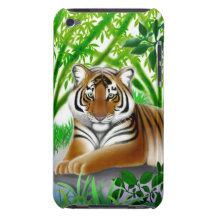 Friedlicher Tigeripod-Touch-kaum dort Fall Barely There iPod Etuis