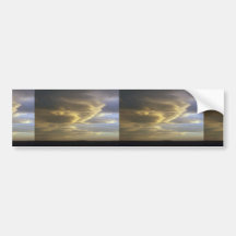 Friedliches Chinook bewölkt sich (Stratus) Auto Sticker