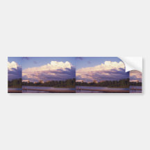 Friedliches Stratocumulus Auto Sticker