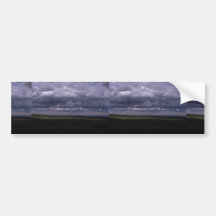 Friedliches Stratocumulus Auto Sticker