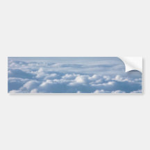 Friedliches Stratocumulus Autoaufkleber