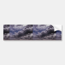 Friedliches Stratocumulus Autoaufkleber
