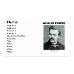 Friedrich Nietzsche wird zum Power Visitenkarten Vorlage
