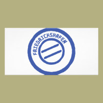 Friedrichshafen-Posten stempel Briefmarke fotokarten